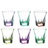 Набор из 6-ти стаканов для виски RCR Fusion Color 270 мл, D93 мм, H99 мм, хрустальное стекло, Италия