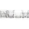 Набор из 4-х стаканов для виски RCR set Mixology 340 мл, хрустальное стекло, Италия