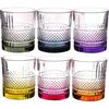 Набор из 6-ти стаканов для виски RCR Brillante Color 340мл, хрустальное стекло, Италия