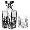 Набор из 7-ми предметов для виски RCR Etna: 6 стаканов 330мл, штоф 750мл, хрустальное стекло, Италия
