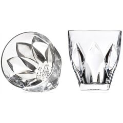 Набор из 6-ти стаканов для виски RCR Ninphea 326 мл, H95 мм, стекло, Италия