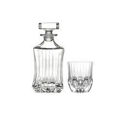 Набор для виски RCR Adagio 7 предметов (Графин 750мл Стаканы 350мл), хрустальное стекло, Италия
