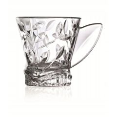 Набор из 2-х кружек RCR Style Laurus 160 мл, хрустальное стекло, Италия