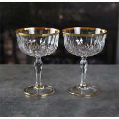 Набор из 2-х креманок RCR Opera Style 240 мл, золото, Италия