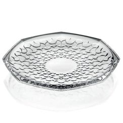 Блюдо круглое RCR ARABESQUE D30 см, H2,4 см, хрустальное стекло, Италия