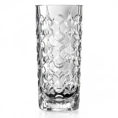 Ваза RCR ARABESQUE H28 см, D12,5 мм, хрустальное стекло, Италия