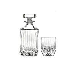 Набор для виски RCR Adagio 7 предметов (Графин 750мл Стаканы 350мл), хрустальное стекло, Италия
