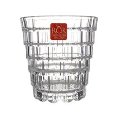 Набор из 6-ти стаканов для виски RCR Stack 320 мл, хрустальное стекло, Италия