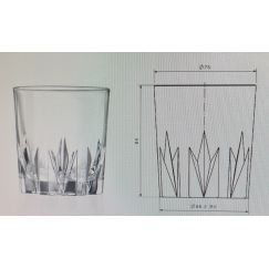 Набор из 2-х стаканов RCR Gala 230 мл, хрустальное стекло, Италия