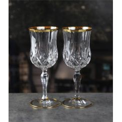 Набор из 2-х фужеров для вина RCR Opera 230 мл, золото, Италия