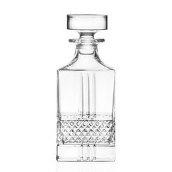 Декантер для виски RCR Style Brillante 850 мл, D92 мм, H189 мм, хрустальное стекло, Италия