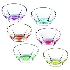 Набор из 6-ти пиал RCR Fusion Color D13,5 см, H7,1 см, хрустальное стекло, Италия