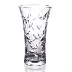 Ваза для цветов RCR Laurus 25 см, хрустальное стекло, Италия