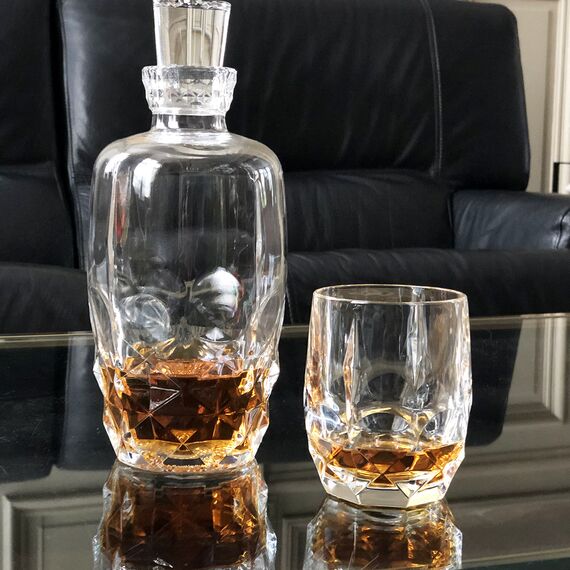 Декантер для виски Alkemist 1070 ml. Luxion RCR Италия, изображение 11