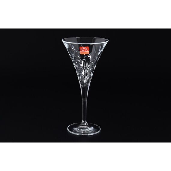 Набор из 6-ти бокалов RCR Style Laurus 210 мл, хрустальное стекло, Италия, изображение 2