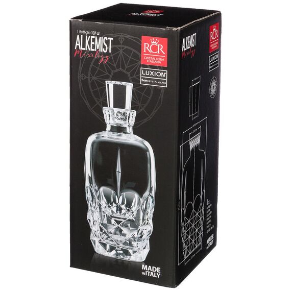 Декантер для виски Alkemist 1070 ml. Luxion RCR Италия, изображение 17