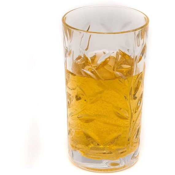 Набор из 6-ти стаканов Хайбол RCR Style Laurus 360 мл, хрустальное стекло, Италия, изображение 4