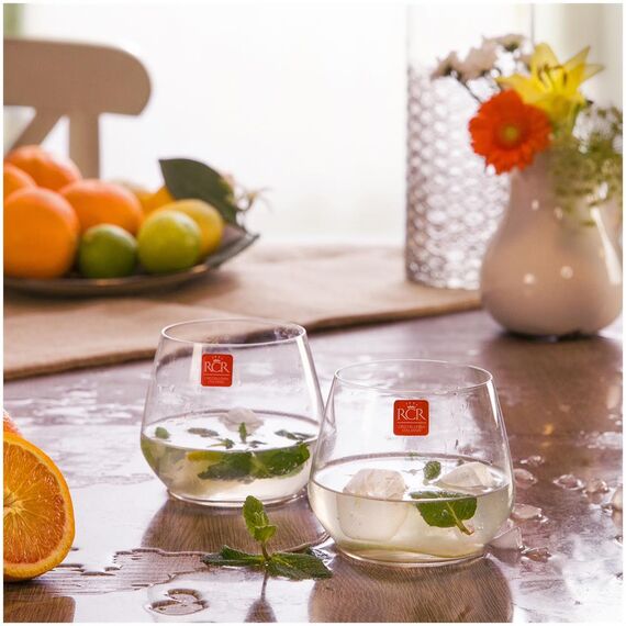 Набор из 6-ти бокалов для воды RCR Luxion Aria 540 мл, хрустальное стекло, Италия, изображение 6