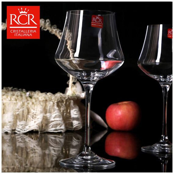 Набор из 6-ти бокалов для вина RCR EGO 500 мл, хрустальное стекло, Италия, изображение 3