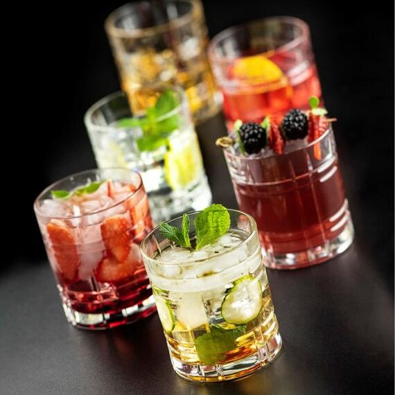 Набор из 6-ти стаканов Олд Фэшн 340 мл RCR Any, хрустальное стекло, Италия, изображение 4