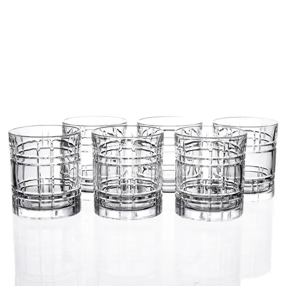 Набор из 6-ти стаканов Олд Фэшн 340 мл RCR Any, хрустальное стекло, Италия, изображение 3
