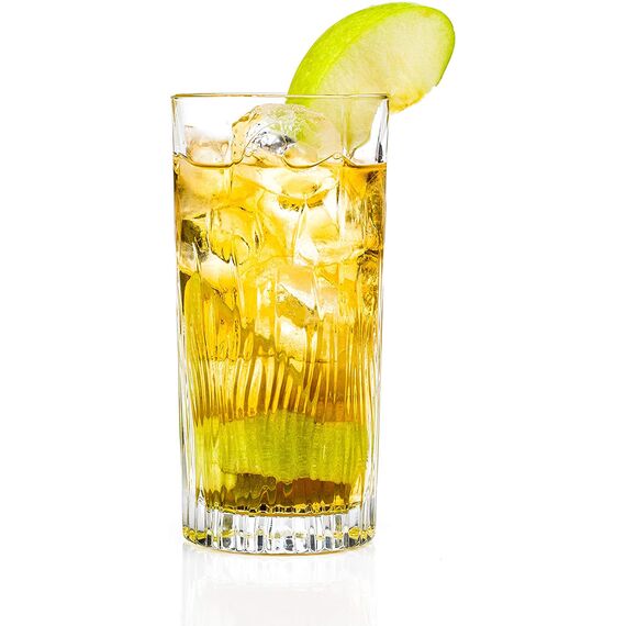 Набор из 6-ти стаканов Хайбол RCR FIRE 370 мл, хрустальное стекло, Италия, изображение 2