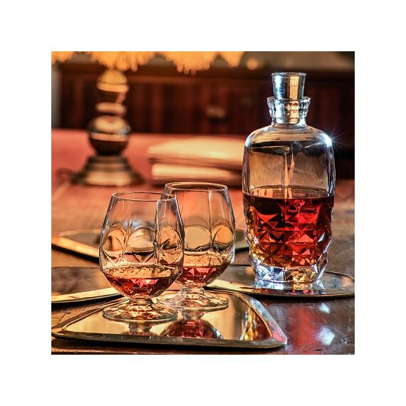Декантер для виски Alkemist 1070 ml. Luxion RCR Италия, изображение 9