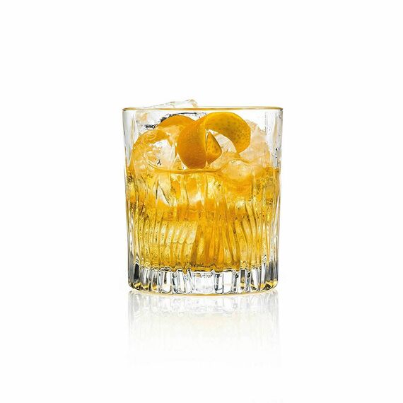 Набор из 6-ти стаканов Олд фэшн RCR FIRE 330 мл, хрустальное стекло, Италия, изображение 2