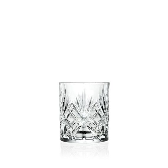Набор из 6-ти стаканов Олд Фэшн RCR Style Melodia 240 мл, хрустальное стекло, Италия