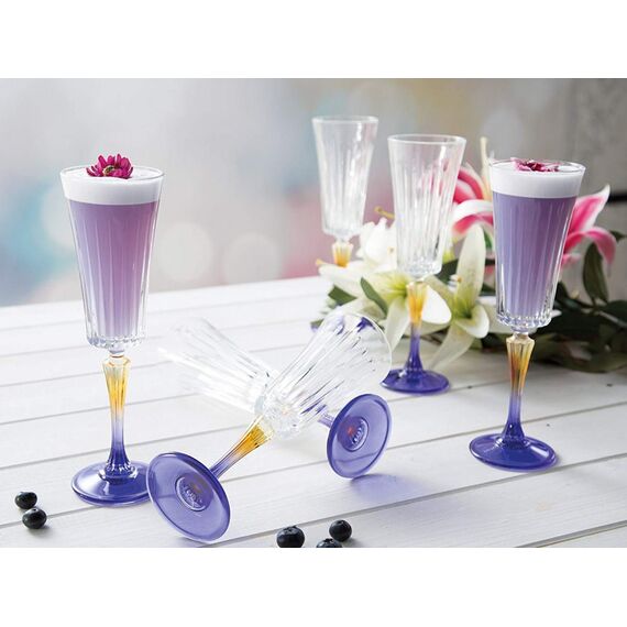 Набор из 6-ти бокалов RCR Style Gipsy 210 мл, хрустальное стекло, Италия, изображение 4