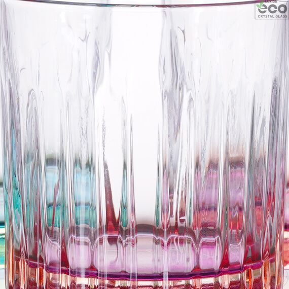 Набор из 6-ти стаканов Олд Фэшн RCR Luxion Pedro&Rosa 360 мл, D86 мм, H92 мм, хрустальное стекло, Италия, изображение 2