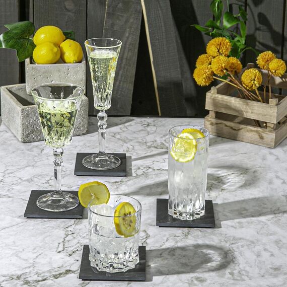 Набор из 6-ти стаканов Олд фэшн 340 мл RCR Marilyn, хрустальное стекло, Италия, изображение 10