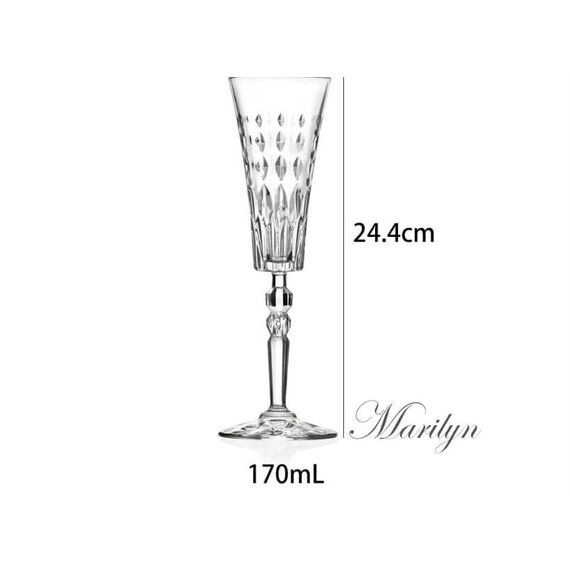 Набор из 6-ти бокалов 170 мл RCR Marilyn, хрустальное стекло, Италия, изображение 8