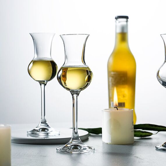 Набор из 6-ти рюмок для граппы RCR Luxion Invino 70 мл, хрустальное стекло, Италия, изображение 3