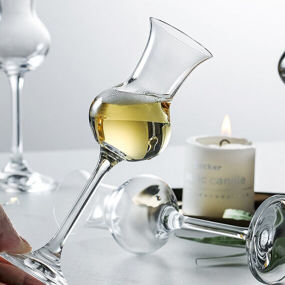 Набор из 6-ти рюмок для граппы RCR Luxion Invino 70 мл, хрустальное стекло, Италия, изображение 2