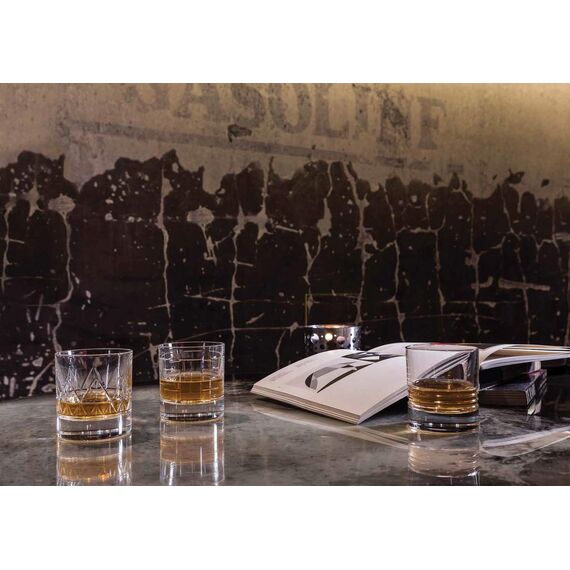 Набор из 6-ти стаканов Олд Фэшн RCR Prestige Rings 290 мл, хрустальное стекло, Италия, изображение 3