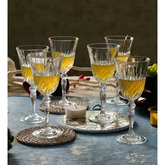 Набор из 6-ти бокалов для красного вина RCR Style Melodia 270 мл, хрустальное стекло, Италия, изображение 10