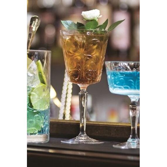 Набор из 6-ти бокалов для вина RCR Luxion Tattoo 290 мл, хрустальное стекло, Италия, изображение 2