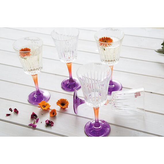 Набор из 6-ти бокалов RCR Style Gipsy 300 мл, хрустальное стекло, Италия, изображение 8