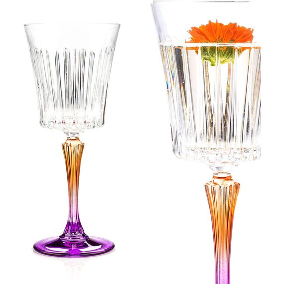 Набор из 6-ти бокалов RCR Style Gipsy 300 мл, хрустальное стекло, Италия, изображение 5