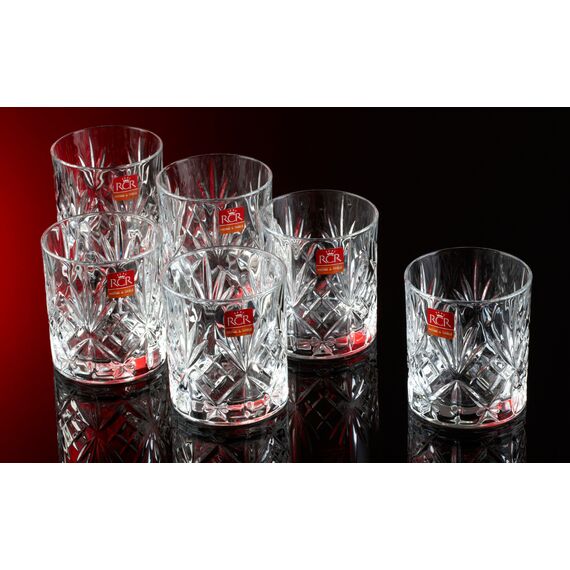 Набор из 6-ти стаканов Олд Фэшн RCR Style Melodia 310 мл, хрустальное стекло, Италия, изображение 4