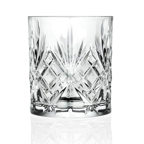 Набор из 6-ти стаканов Олд Фэшн RCR Style Melodia 310 мл, хрустальное стекло, Италия, изображение 2