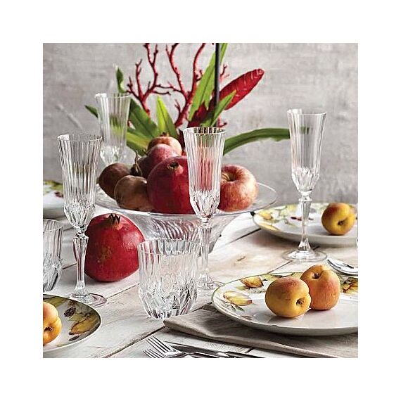 Набор из 6-ти бокалов-флюте для шампанского RCR Style Adagio 180 мл, хрустальное стекло, Италия, изображение 5