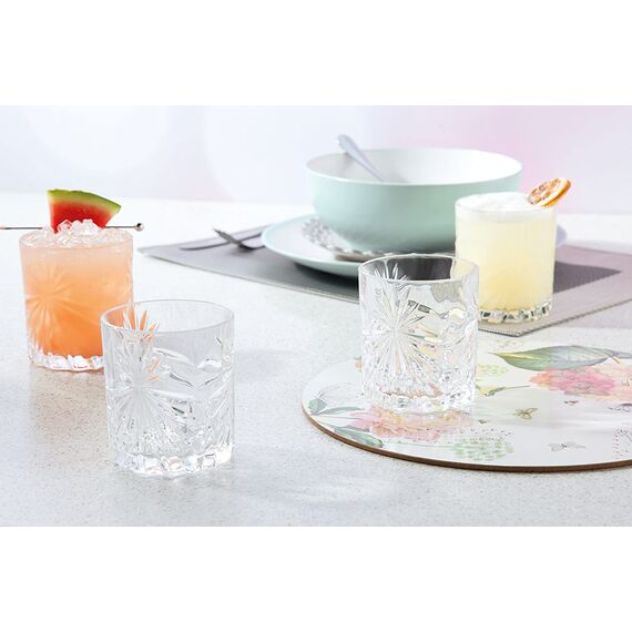 Набор из 6-ти стаканов Олд Фэшн RCR Style Oasis 320 мл, хрустальное стекло, Италия, изображение 7