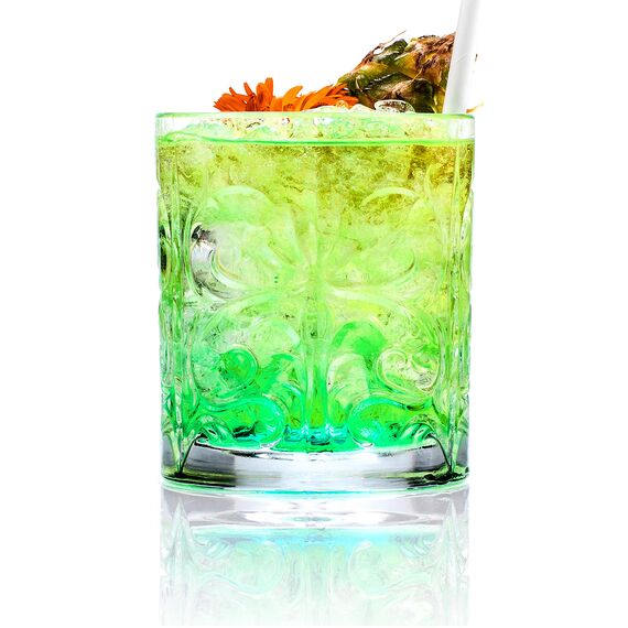 Набор из 6-ти стаканов Олд Фэшн RCR Luxion Tattoo 330 мл, хрустальное стекло, Италия, изображение 2