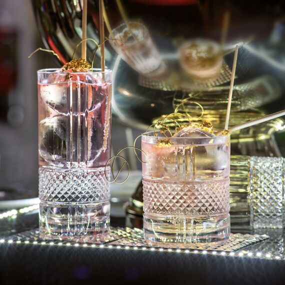 Набор из 6-ти стаканов Хайбол RCR Style Brillante 370 мл, D70 мм, H150 мм, хрустальное стекло, Италия, изображение 3