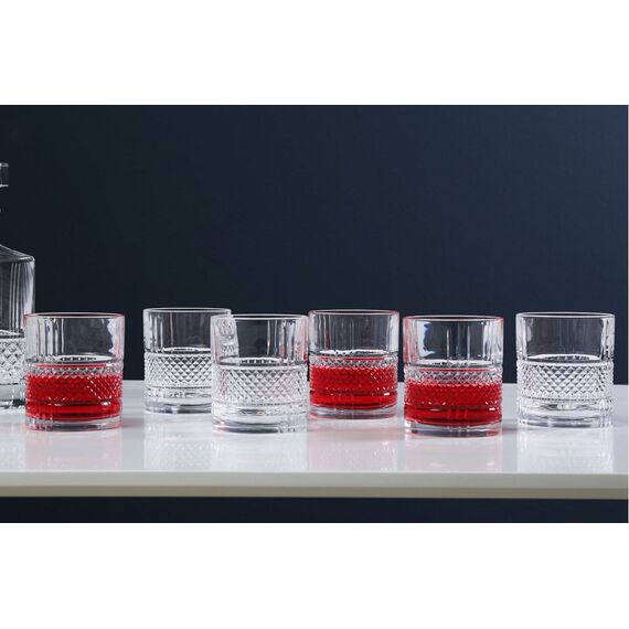 Набор из 6-ти стаканов Олд фэшн RCR Style Brillante 340 мл, D82 мм, H94 мм, хрустальное стекло, Италия, изображение 6