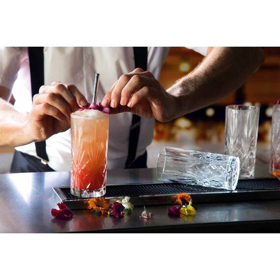 Набор из 6-ти стаканов Хайбол RCR Style Melodia 360 мл, хрустальное стекло, Италия, изображение 9