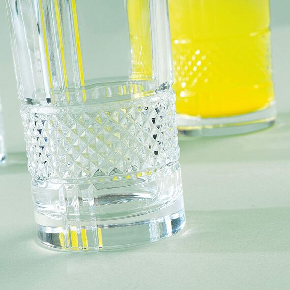 Набор из 6-ти стаканов Хайбол RCR Style Brillante 370 мл, D70 мм, H150 мм, хрустальное стекло, Италия, изображение 5