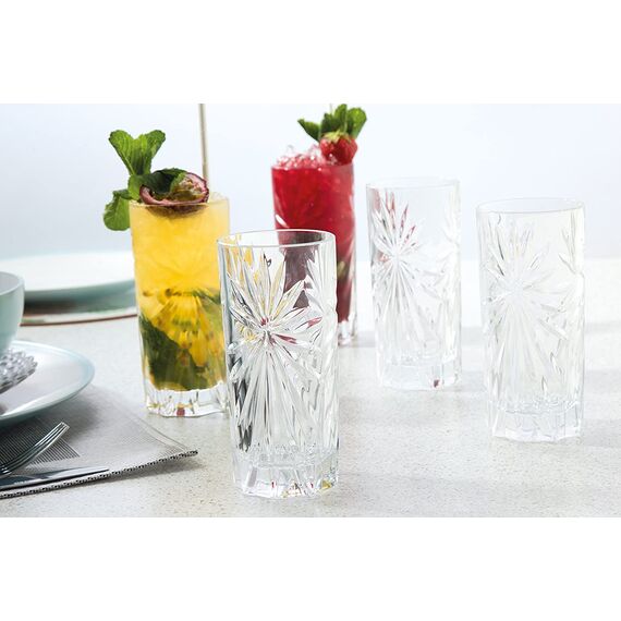 Набор из 6-ти стаканов Хайбол RCR Style Oasis 360 мл, хрустальное стекло, Италия, изображение 6